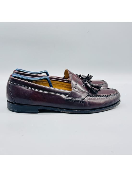 Cole Haan Shoes Mens 10 Brown Leather Tassel Loafers Slip On Moc Toe Dress main image 11